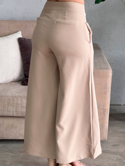 PANTALON PALAZZO CON PINZA Y CIERRE