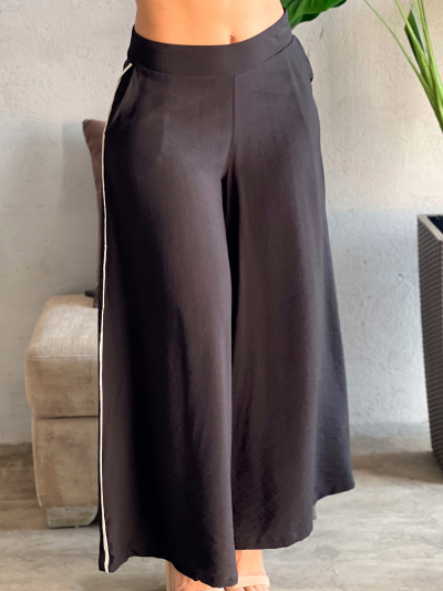 PANTALON PALAZZO CON VIVO