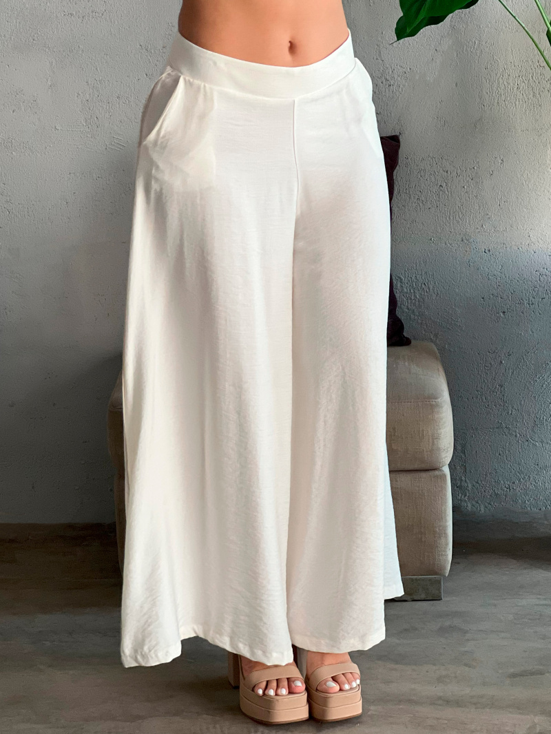 PANTALON PALAZZO CON VIVO - Image 4