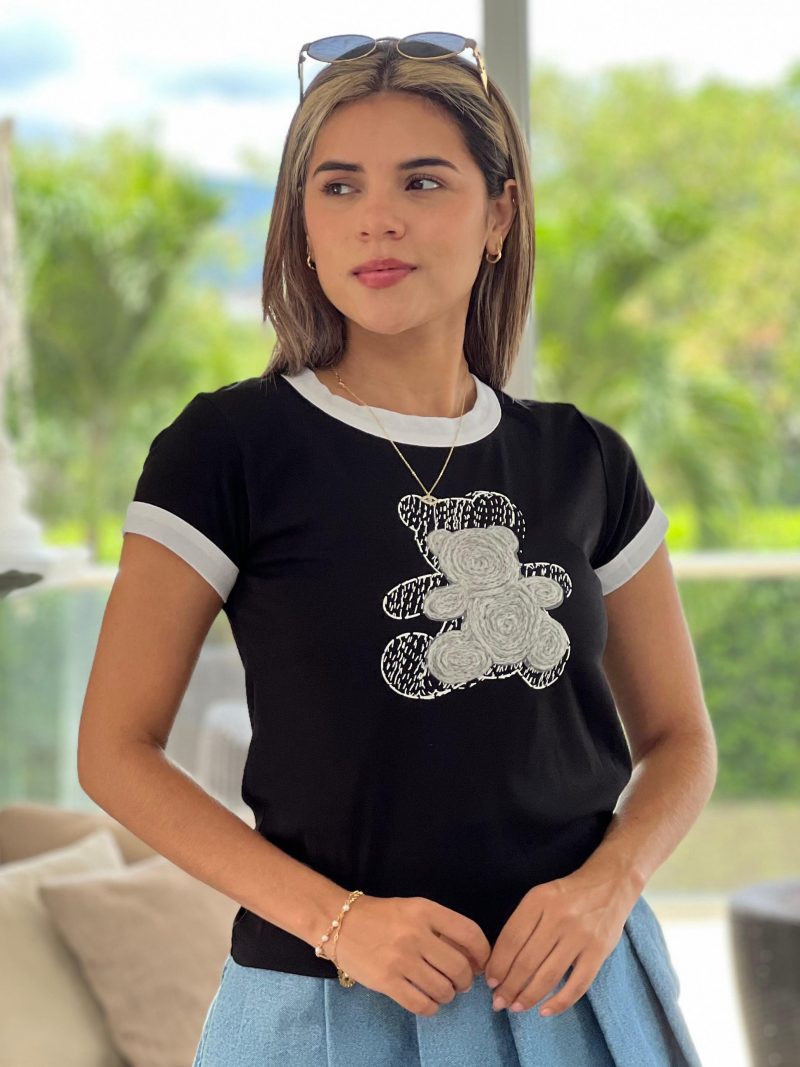 camiseta basica doble oso - Image 2