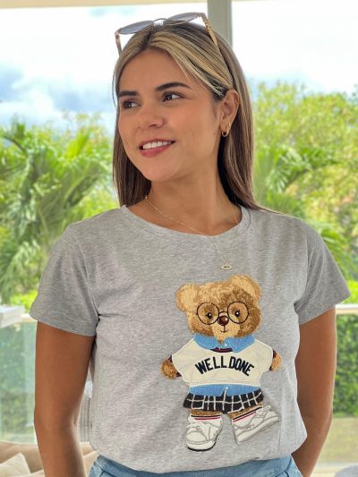 camiseta bassica oso