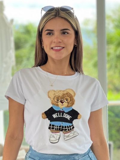 camiseta bassica oso