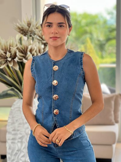 Chaleco jeans