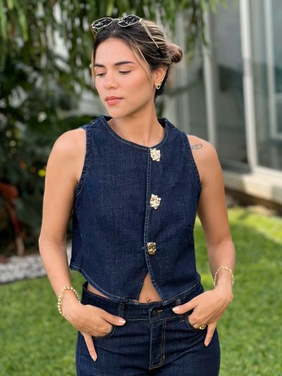 Chaleco jeans