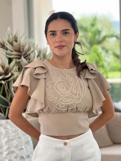 BLUSA GOLAS BORDADA
